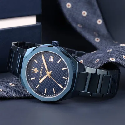 Maserati SUCCESSO Blue Edition Watch